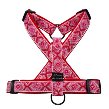 Roze band rode voering