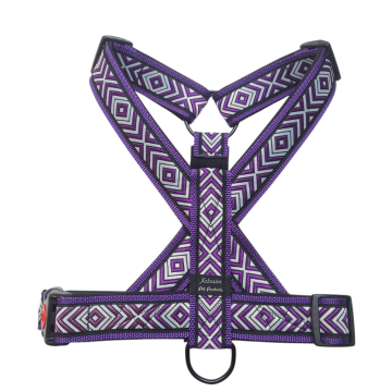 Paars band zwarte voering