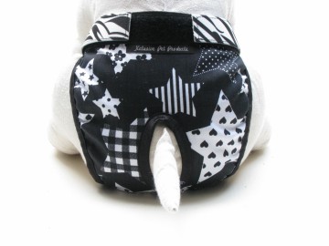 Loopsheidbroekje black stars