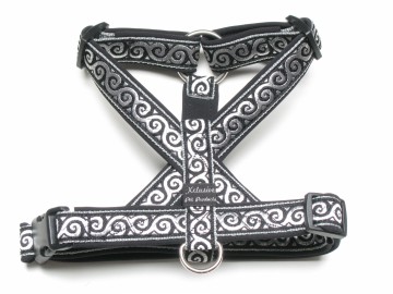 Grijs band zwarte voering