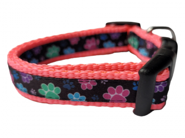 Neon roze puppybandje deluxe