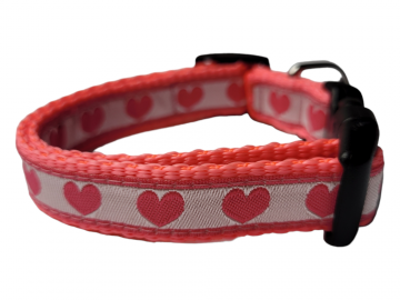 Neon roze puppybandje deluxe