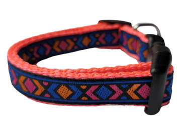 Neon roze puppybandje deluxe 4 0