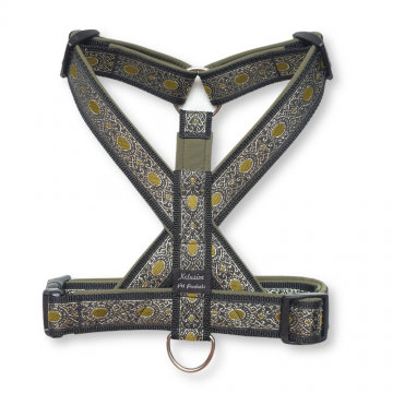 Zwart band olijf voering