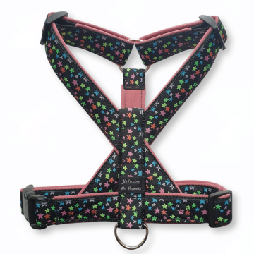 Zwart band oudroze voering