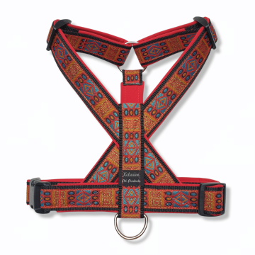 Zwart band rode voering