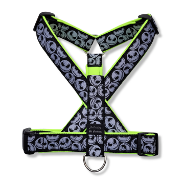 Zwart band neon groen/gele voering