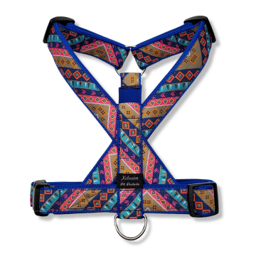 Kobalt band blauwe voering