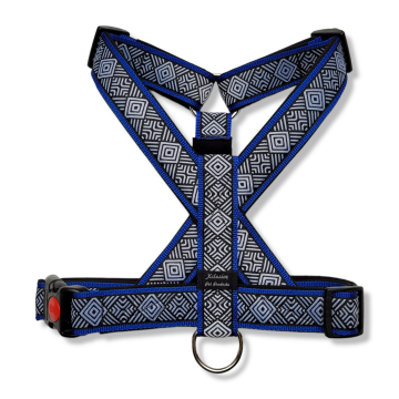 Kobalt band zwarte voering