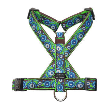 Lime band bruine voering