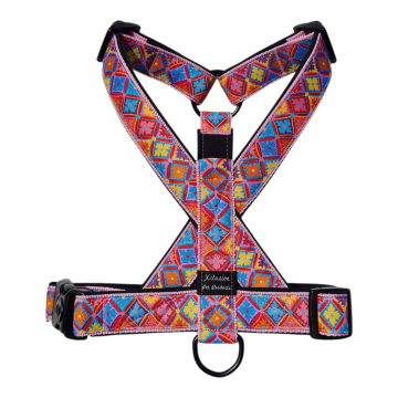 Lichtroze band zwarte voering