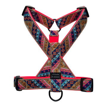 Camel band neon roze voering