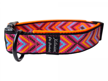 Zwart band neon oranje voering