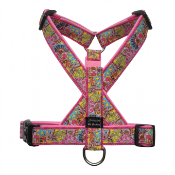 Fuchsia band roze voering