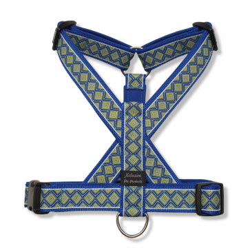 Kobalt band blauwe voering